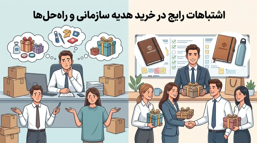 اشتباهات خرید هدیه سازمانی