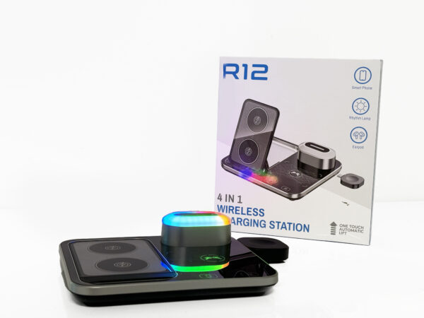شارژر بی سیم ایستاده چند مظوره R12 اپل